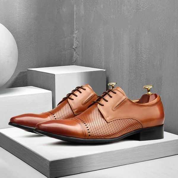 dress shoes large size eur45 breathable black / brown mens social genuine leather business
dress shoes large size eur45 breathable black / brown mens social genuine leather business