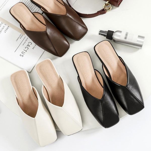 slippers mules women shoes square toe low heels casual ladies solid shallow female slides 2021 summer elegant fashion, Black
slippers mules women shoes square toe low heels casual ladies solid shallow female slides 2021 summer elegant fashion, Black