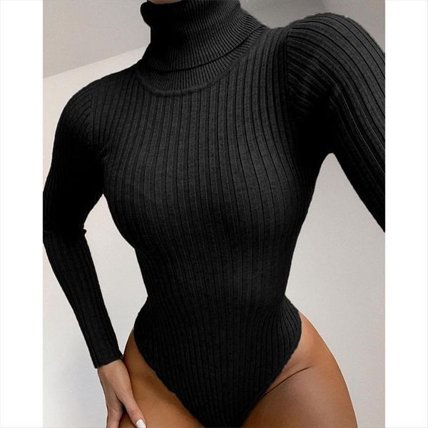 casual solid ribbed turtleneck womens jumpsuits black long sleeve bodysuit winter elegant body femme high neck slim, Black;white
casual solid ribbed turtleneck womens jumpsuits black long sleeve bodysuit winter elegant body femme high neck slim, Black;white