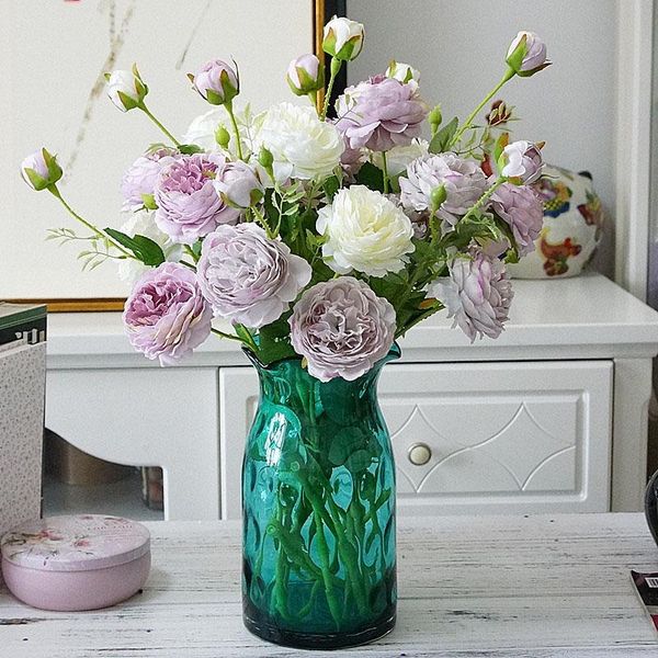 decorative flowers & wreaths western rose fake 3 heads artificial flower branch for christmas home garden decoration wedding silk florals
decorative flowers & wreaths western rose fake 3 heads artificial flower branch for christmas home garden decoration wedding silk florals
