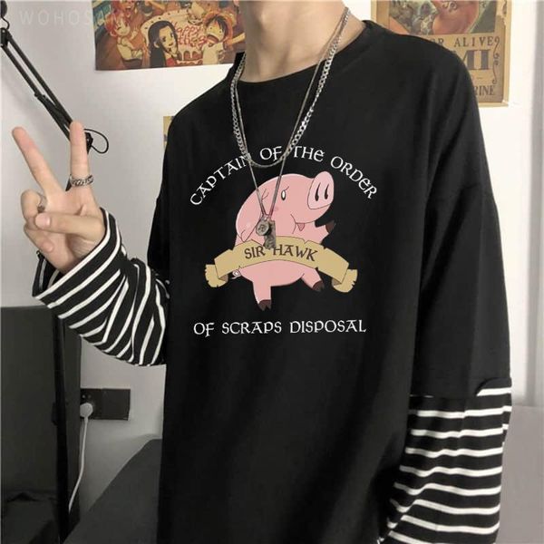 men's t-shirts kawaii cartoon manga sir hawk the seven deadly sins long sleeve tshirt summer fashion casual vintage gothic stripes t-sh, White;black
men's t-shirts kawaii cartoon manga sir hawk the seven deadly sins long sleeve tshirt summer fashion casual vintage gothic stripes t-sh, White;black