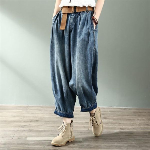 women's jeans harem women casual loose vintage large size harlan ankle-length denim pants vaqueros mujer ds50514, Blue
women's jeans harem women casual loose vintage large size harlan ankle-length denim pants vaqueros mujer ds50514, Blue