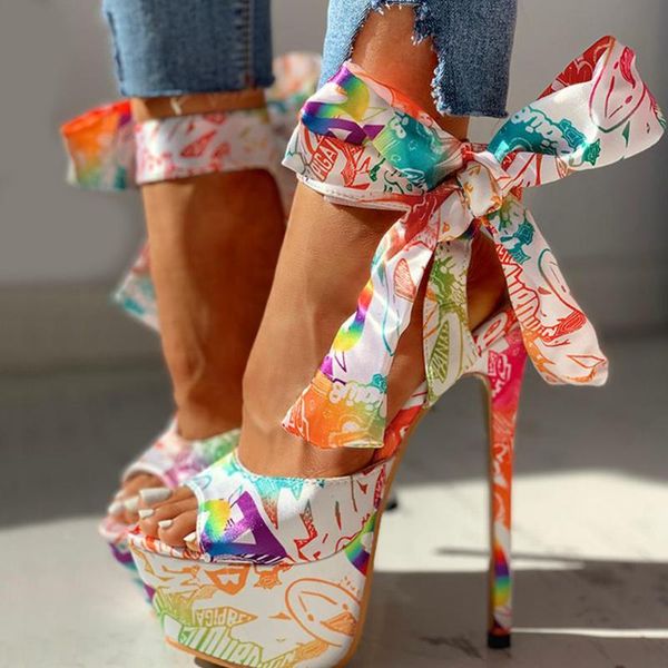 dress shoes 2021 print super thin high heels sandals women summer party platform ankle-wrap woman female, Black
dress shoes 2021 print super thin high heels sandals women summer party platform ankle-wrap woman female, Black