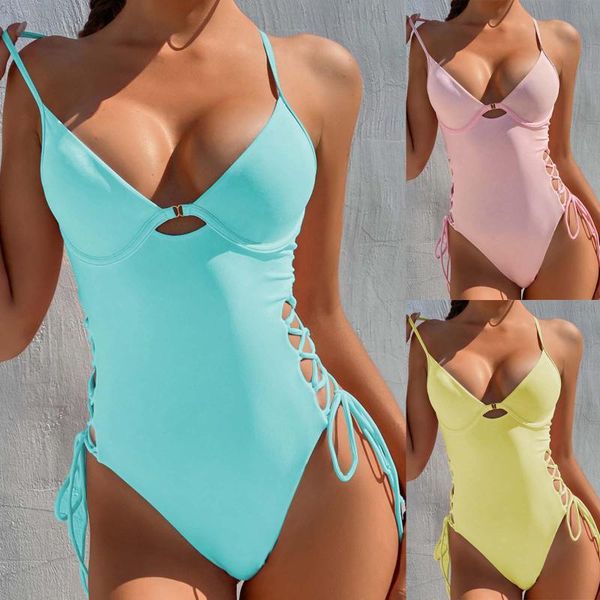 women's swimwear bikini hollow out deep v neck high waist swimsuit lady 2021 monokini one piece women swim bath suit beachwear, White;black
women's swimwear bikini hollow out deep v neck high waist swimsuit lady 2021 monokini one piece women swim bath suit beachwear, White;black