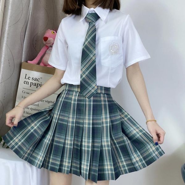 skirts forest theme women classic skirt harajuku mini white shirt suit girls green pleated sets high waist with tie, Black
skirts forest theme women classic skirt harajuku mini white shirt suit girls green pleated sets high waist with tie, Black
