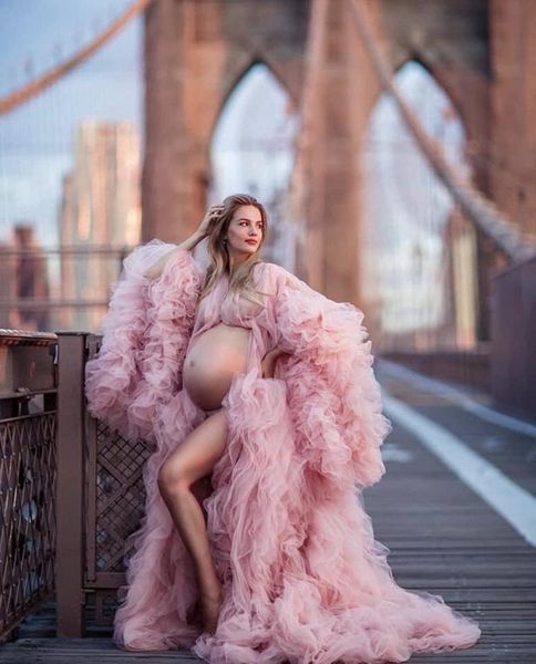 pregnant evening dresses p robes pajam robe long sleeves lace tulle gowns custom made bathrobe mesh prom bridesmaid dress, Black;red
pregnant evening dresses p robes pajam robe long sleeves lace tulle gowns custom made bathrobe mesh prom bridesmaid dress, Black;red