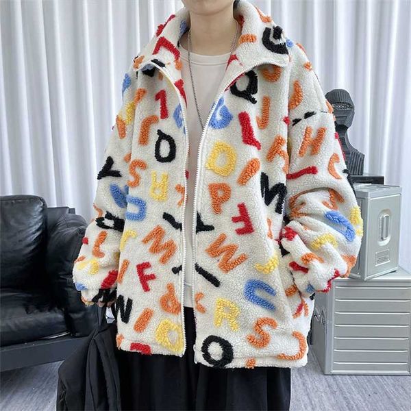 pr colorful letters woolen print men parka coats winter harajuku stand jacket parkas for male streetwear hip hop outerwears 211122, Black
pr colorful letters woolen print men parka coats winter harajuku stand jacket parkas for male streetwear hip hop outerwears 211122, Black