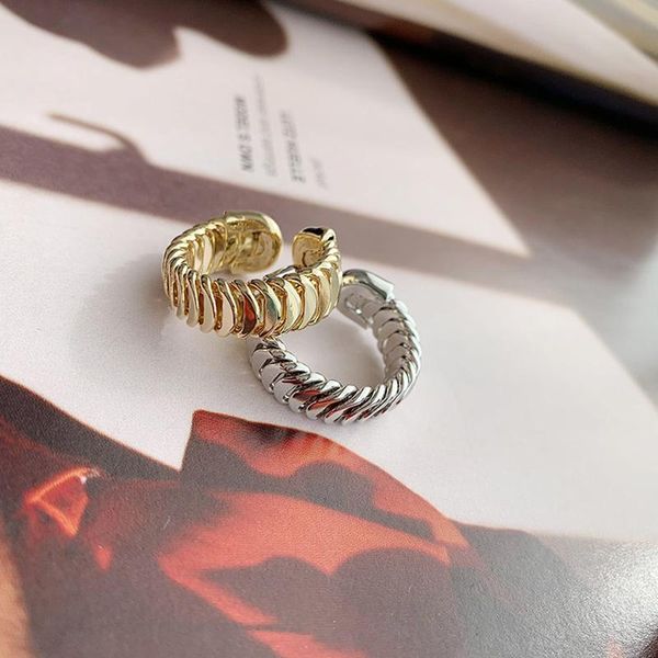 cluster rings 2021 round opening ring fashion gold metal copper jewelry for women statement adjustable anniversary party gift, Golden;silver
cluster rings 2021 round opening ring fashion gold metal copper jewelry for women statement adjustable anniversary party gift, Golden;silver