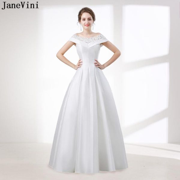 party dresses janevini 2021 elegant a line white long prom scoop neck cap sleeve appliques plus size satin gown floor length gala jurk, White;black
party dresses janevini 2021 elegant a line white long prom scoop neck cap sleeve appliques plus size satin gown floor length gala jurk, White;black