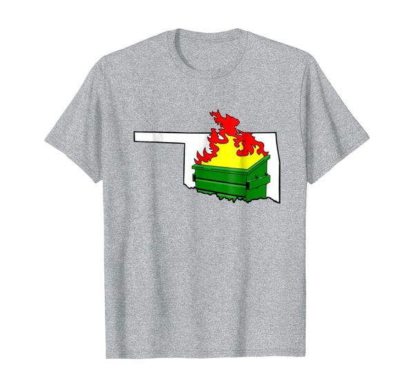 original oklahoma dumpster fire, White;black