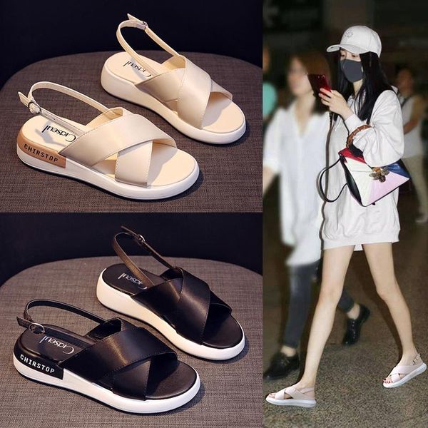 sandals 2021 fashion ladies summer beach flat shoes non-slip buckle deal women, Black
sandals 2021 fashion ladies summer beach flat shoes non-slip buckle deal women, Black