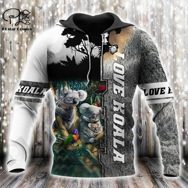 men's hoodies & sweatshirts plstar cosmos 3d printed koala animal art est harajuku funny premium streetwear casual hoodies/sweatshirt, Black
men's hoodies & sweatshirts plstar cosmos 3d printed koala animal art est harajuku funny premium streetwear casual hoodies/sweatshirt, Black