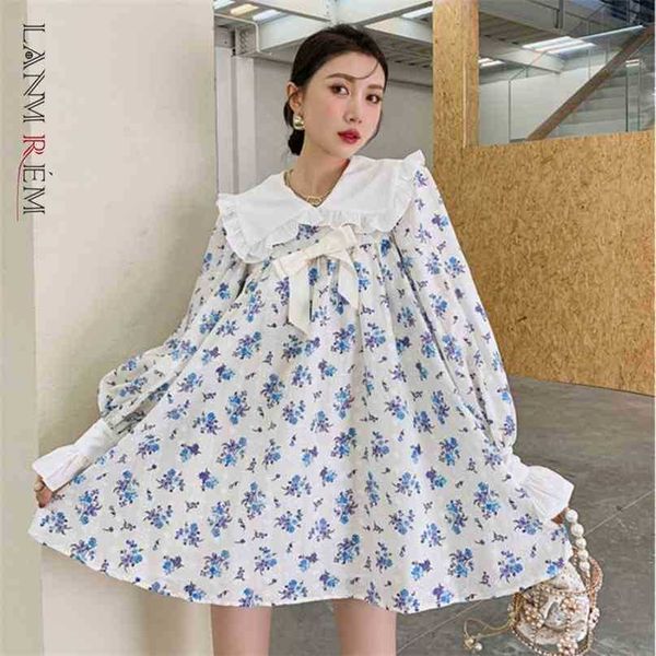 women floral printed dress bow long sleeve peter pan collar spring summer cute dresses female fashion 2h015 210526, Black;gray
women floral printed dress bow long sleeve peter pan collar spring summer cute dresses female fashion 2h015 210526, Black;gray