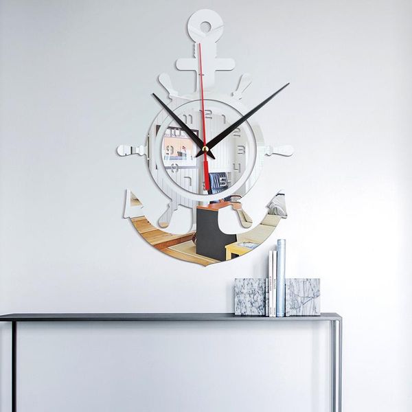 acrylic anchor clock 3d wall stickers mediterranean style art pirate decor for home livingroom bedroom reloj de pared clocks
acrylic anchor clock 3d wall stickers mediterranean style art pirate decor for home livingroom bedroom reloj de pared clocks