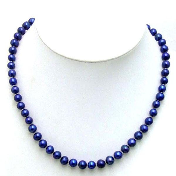 chokers qingmos 8-9mm round natural freshwater blue pearl necklace for women jewelry genuin 17", Golden;silver
chokers qingmos 8-9mm round natural freshwater blue pearl necklace for women jewelry genuin 17", Golden;silver