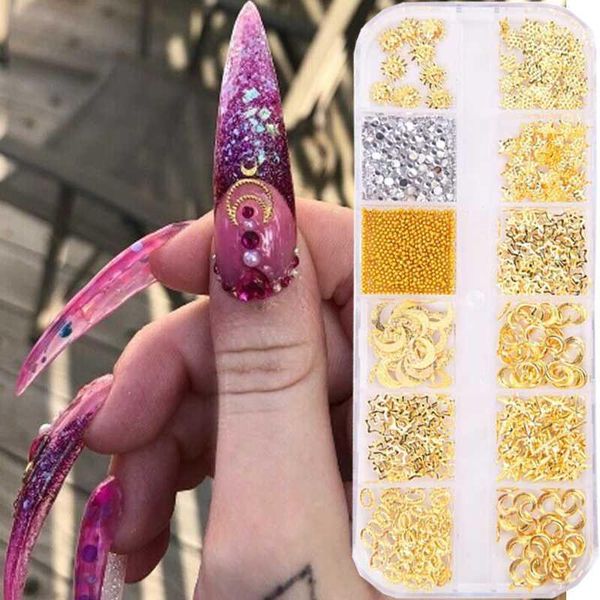 boxes / sets of silver gold metal moon star rivets flash 3d nail art diy charm decoration1
boxes / sets of silver gold metal moon star rivets flash 3d nail art diy charm decoration1