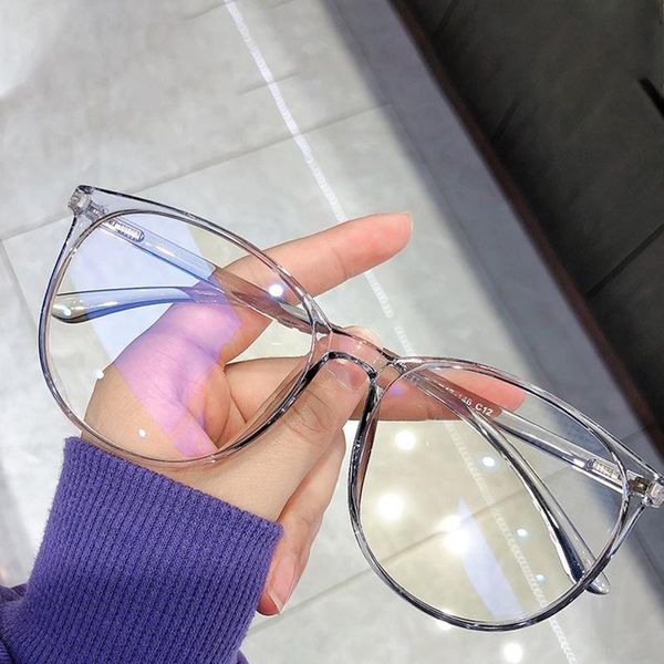 round frame glasses women retro eyeglasse frames blue light okulary clear lens eyewear gafas de marca fashion sunglasses, Black
round frame glasses women retro eyeglasse frames blue light okulary clear lens eyewear gafas de marca fashion sunglasses, Black