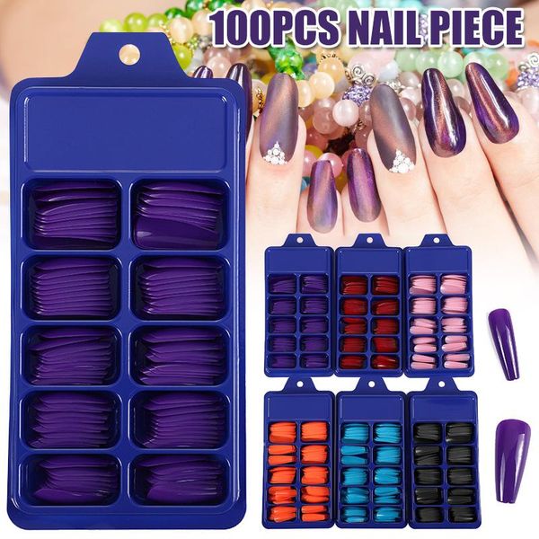 nail art kits 100pcs/box durable false tips acrylic full cover long coffin manicure salon wra999
nail art kits 100pcs/box durable false tips acrylic full cover long coffin manicure salon wra999
