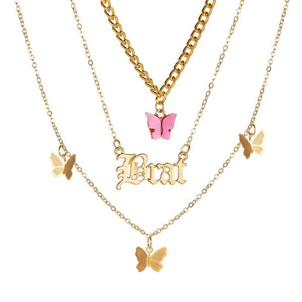 butterfly necklace gold filled jewelry necklace charms 2000s aesthetic chocker friend fashion emo accessories crystal penda, Golden;silver
butterfly necklace gold filled jewelry necklace charms 2000s aesthetic chocker friend fashion emo accessories crystal penda, Golden;silver
