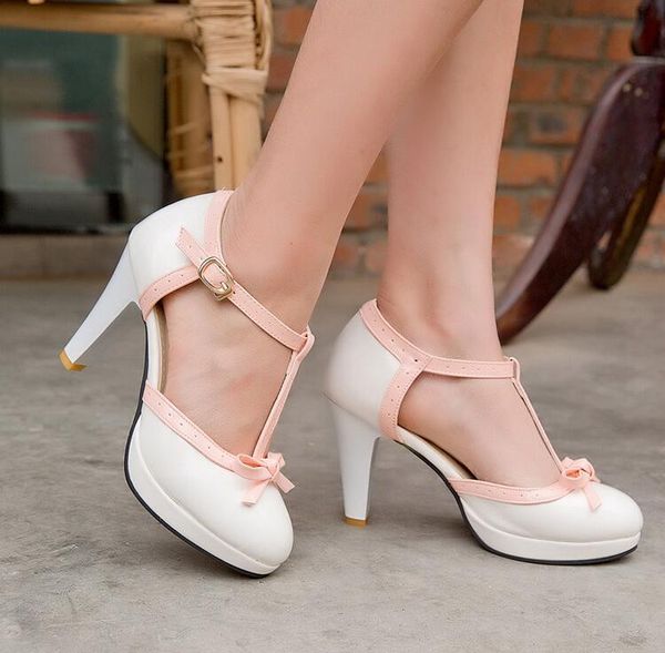 dress shoes big size 33-43 women pumps sweet bowtie vintage female high heels party wedding prom footwear girls, Black
dress shoes big size 33-43 women pumps sweet bowtie vintage female high heels party wedding prom footwear girls, Black