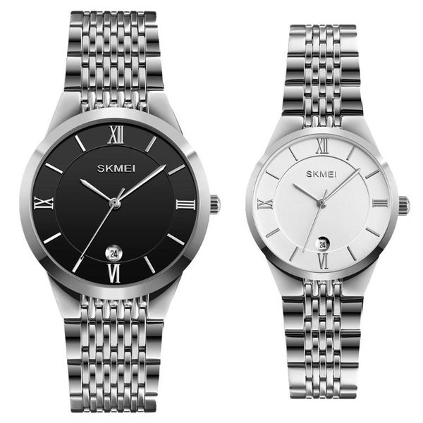 wristwatches watch couple quartz skmei brand 10 year memorial fashion casual simple full 316 stainless steel silver male female clocks, Slivery;brown
wristwatches watch couple quartz skmei brand 10 year memorial fashion casual simple full 316 stainless steel silver male female clocks, Slivery;brown