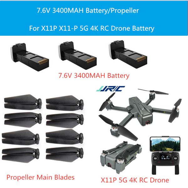 2pcs or 3pcs 7.6v 3400mah battery for jjrc x11p x11-p rc drone main blade x11p drone propeller and accessories
2pcs or 3pcs 7.6v 3400mah battery for jjrc x11p x11-p rc drone main blade x11p drone propeller and accessories