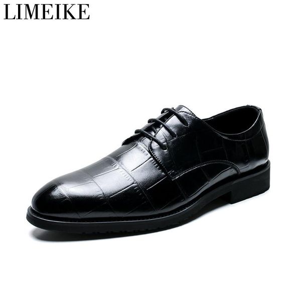 dress shoes limeike men oxford formal men's round toe lattice business wedding, Black
dress shoes limeike men oxford formal men's round toe lattice business wedding, Black