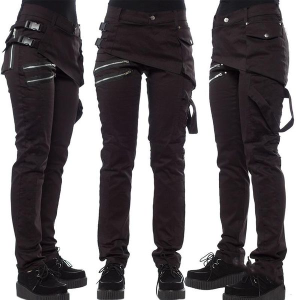 women's pants & capris donsignet women 2021 solid color trend rivet button buckle zipper pocket casual streetwear pencil, Black;white
women's pants & capris donsignet women 2021 solid color trend rivet button buckle zipper pocket casual streetwear pencil, Black;white