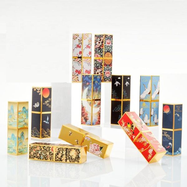 storage bottles & jars 10/30/50pcs empty lipstick tube china style square golden 12.1mm cosmetics container refillable shell packaging makeu
storage bottles & jars 10/30/50pcs empty lipstick tube china style square golden 12.1mm cosmetics container refillable shell packaging makeu