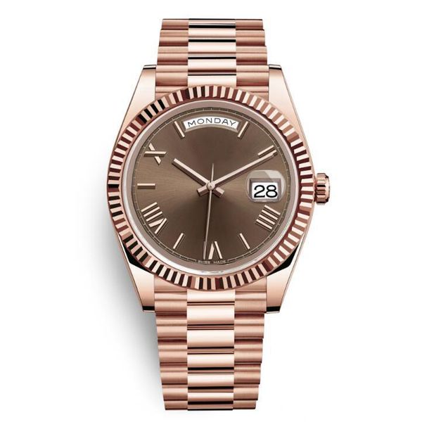 high cost effective sapphire daydate yellow rose gold watch mens luxury president automatic designer watches mechanical roma dial wristwatch, Slivery;brown
high cost effective sapphire daydate yellow rose gold watch mens luxury president automatic designer watches mechanical roma dial wristwatch, Slivery;brown