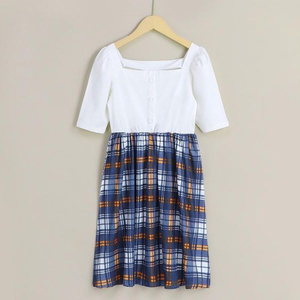 girl's dresses fashion kids clothes plaid puff sleeve square collar girls dress for children 5-10y, Red;yellow
girl's dresses fashion kids clothes plaid puff sleeve square collar girls dress for children 5-10y, Red;yellow