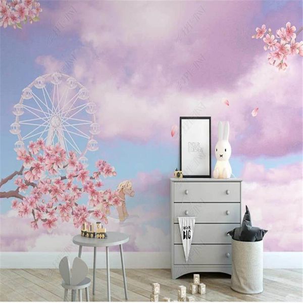 wallpapers romantic cloud air balloon mural wallpaper for kids room flower and bird children's background wall paper home decor
wallpapers romantic cloud air balloon mural wallpaper for kids room flower and bird children's background wall paper home decor