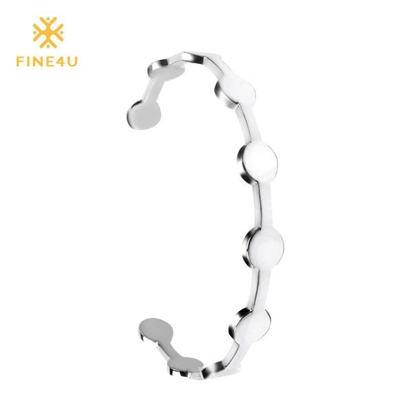cuff fine4u b094 high polishing bracelet & bangle 316l stainless steel open for women couple lovers gift, White
cuff fine4u b094 high polishing bracelet & bangle 316l stainless steel open for women couple lovers gift, White
