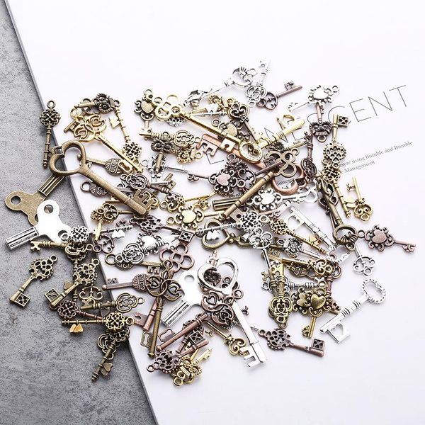 charms 20pcs steampunk mixed keys vintage bronze metal zinc alloy for fine trendy pendant making, Bronze;silver
charms 20pcs steampunk mixed keys vintage bronze metal zinc alloy for fine trendy pendant making, Bronze;silver