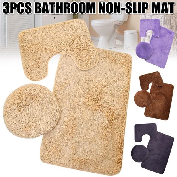 microfiber bathroom rugs set shaggy soft bath mat & u-shaped toilet rug non-slip machine wash dry absorbent shower carpets
microfiber bathroom rugs set shaggy soft bath mat & u-shaped toilet rug non-slip machine wash dry absorbent shower carpets