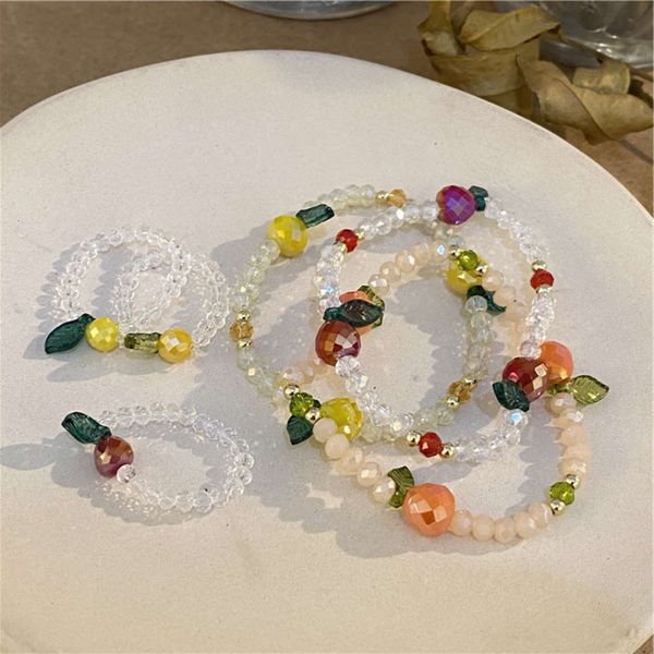 hand catenary korean temperament small, fresh and refreshing crystal bead fruit bracelet, Golden;silver
hand catenary korean temperament small, fresh and refreshing crystal bead fruit bracelet, Golden;silver