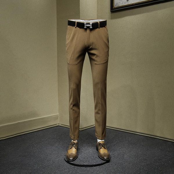 men's pants men business man slim streetwear suits pant fashion blue brown thicken autumn winter mens warm clothing 30 36, Black
men's pants men business man slim streetwear suits pant fashion blue brown thicken autumn winter mens warm clothing 30 36, Black