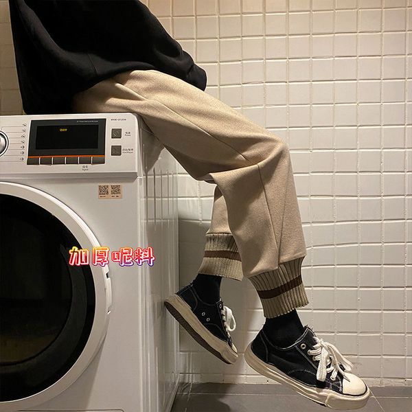 men's pants heavy woollen fabric knitted trousers keep warm casual streetwear black/khaki joggers sweatpants size m-5xl ih0i
men's pants heavy woollen fabric knitted trousers keep warm casual streetwear black/khaki joggers sweatpants size m-5xl ih0i