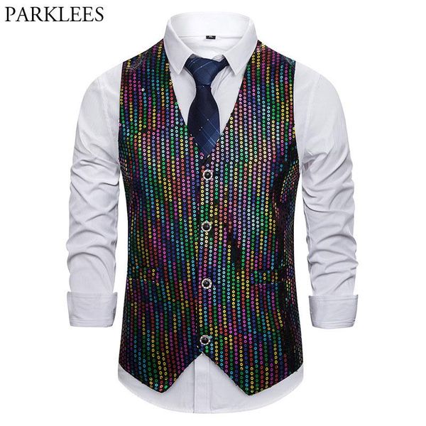 men's vests luxury colorful sequin vest men slim fit kamizelka meska wedding party dance stage nightclub waistcoat mens suit hombre, Black;white
men's vests luxury colorful sequin vest men slim fit kamizelka meska wedding party dance stage nightclub waistcoat mens suit hombre, Black;white