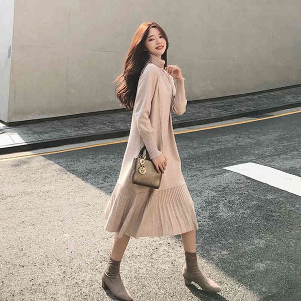 casual dresses vintage sweater women party fashion long winter autumn pink office lady korean midi knitted f2in, Black;gray
casual dresses vintage sweater women party fashion long winter autumn pink office lady korean midi knitted f2in, Black;gray
