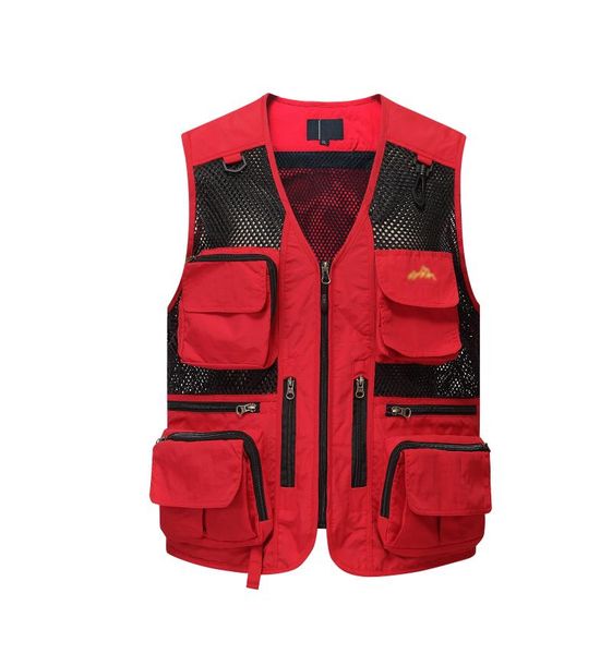 mesh breathable detachable fishing vest men multi pockets pographer waistcoat travel sleeveless jackets with many men's vests, Black;white
mesh breathable detachable fishing vest men multi pockets pographer waistcoat travel sleeveless jackets with many men's vests, Black;white