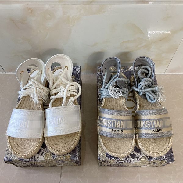 2020d new sandals embroidered letter fisherman's shoes woven rope flat straw strapping roman sandals tr7p zmm, Black
2020d new sandals embroidered letter fisherman's shoes woven rope flat straw strapping roman sandals tr7p zmm, Black