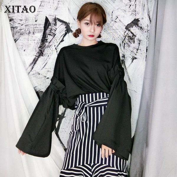 women's hoodies & sweatshirts xitao black detachable flare sleeve sweatshirt o neck 2021 autumn loose plus size fashion individuality w
women's hoodies & sweatshirts xitao black detachable flare sleeve sweatshirt o neck 2021 autumn loose plus size fashion individuality w