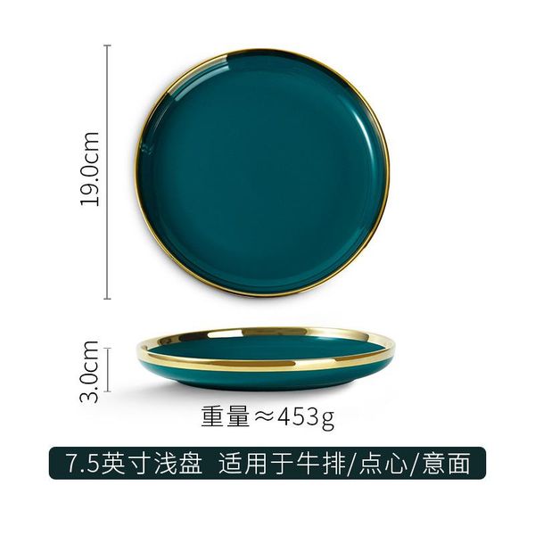 dishes & plates european style soup green gold plate 8 inch cake snack breakfast tray pizza fish dish steak salad assiette eh50pl
dishes & plates european style soup green gold plate 8 inch cake snack breakfast tray pizza fish dish steak salad assiette eh50pl