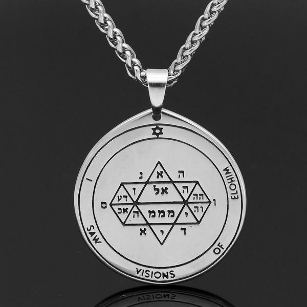 new products slavic stainless steel men's necklace domineering accessories, Silver 
new products slavic stainless steel men's necklace domineering accessories, Silver