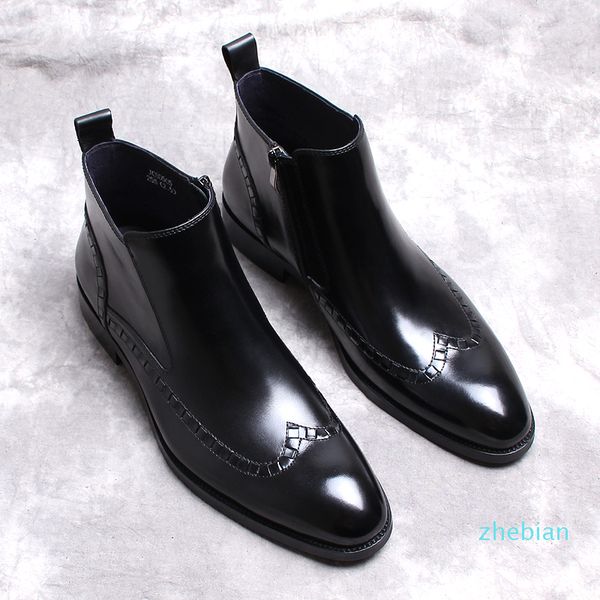 designer mens burgundy black genuine leather boots retro wingtip brogues ankle boots rubber dress shoes male cowboy boots
designer mens burgundy black genuine leather boots retro wingtip brogues ankle boots rubber dress shoes male cowboy boots
