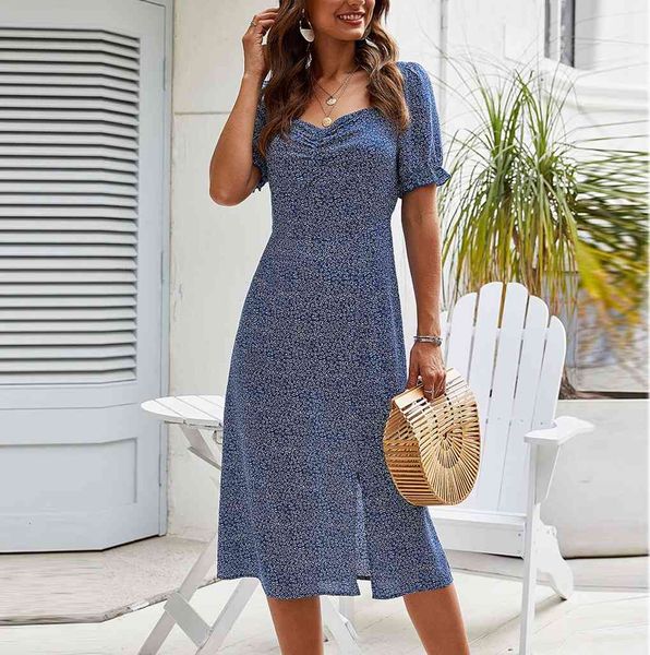 vintage floral print puff sleeve summer 2021 maxi long beach dress women, Black;gray
vintage floral print puff sleeve summer 2021 maxi long beach dress women, Black;gray