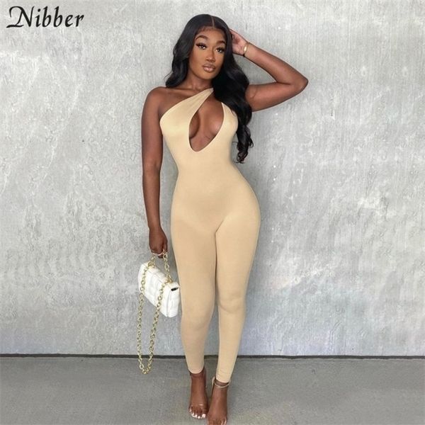 nibber hollow one-shoulder jumpsuit womens streetwear solid color casual open back skinny slim sleeveles jumpsuit, Black;white
nibber hollow one-shoulder jumpsuit womens streetwear solid color casual open back skinny slim sleeveles jumpsuit, Black;white