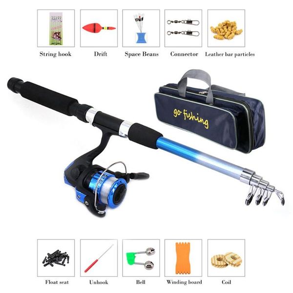 fishing rod suit with reel portable accessories bag beginners set travel hooks kit boat rods
fishing rod suit with reel portable accessories bag beginners set travel hooks kit boat rods