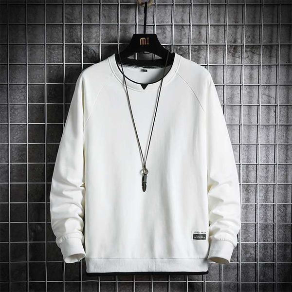 autumn hoodies sweatshirt men casual fleece loose harajuku pullover male hip hop streetwear korean solid o-neck hoodie 220114, Black
autumn hoodies sweatshirt men casual fleece loose harajuku pullover male hip hop streetwear korean solid o-neck hoodie 220114, Black